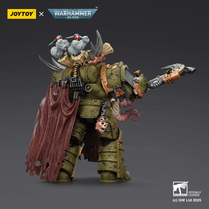 Death Guard Deathshroud Terminator 2 with Manreaper and Plaguespurter Gauntlet