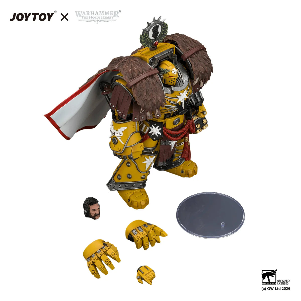 JOYTOY Warhammer 40K Lord Castellan Evander Garrius Articulated Action Figure
