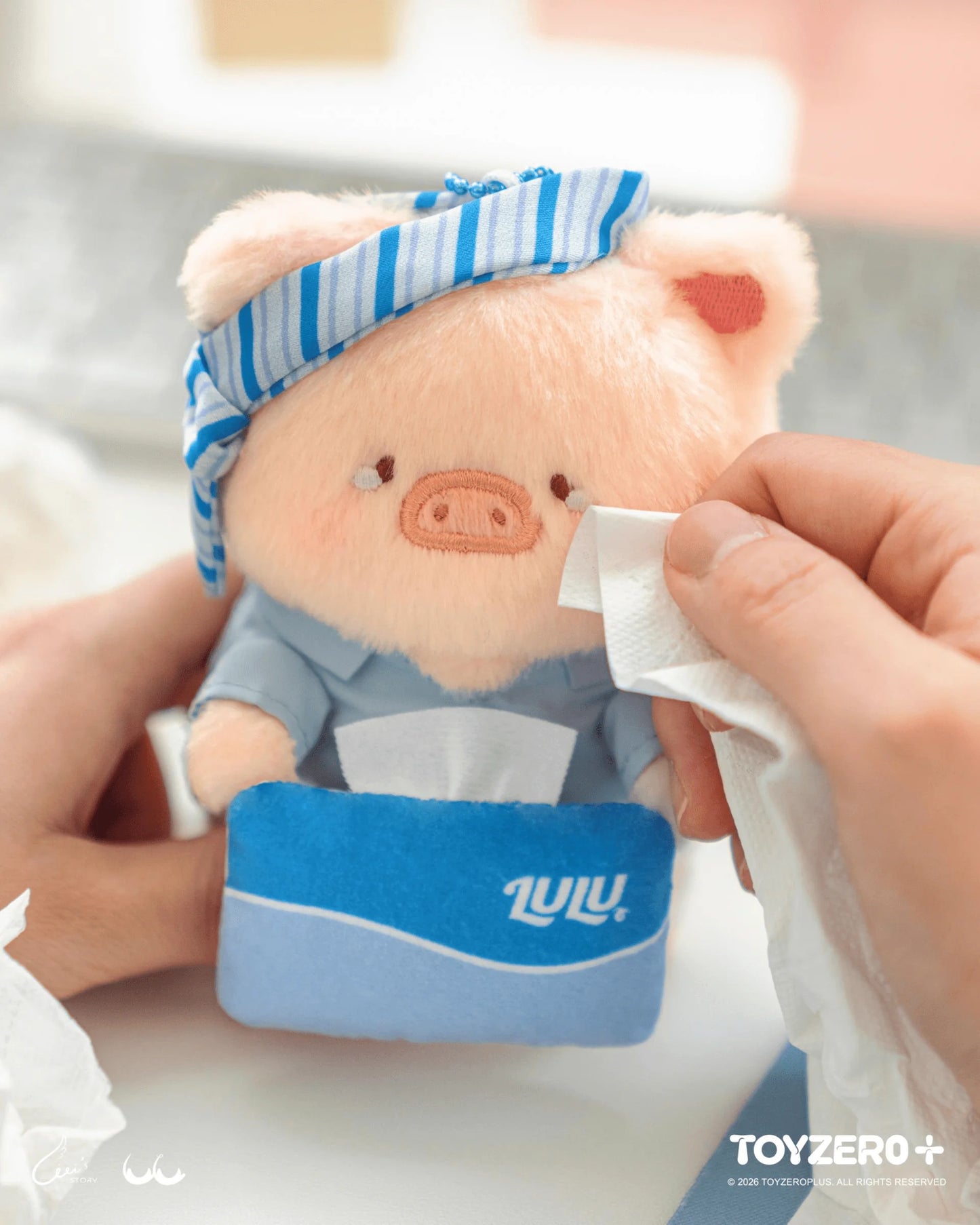 TOYZEROPLUS LuLu the Piggy Office Series Plush Keychain Blind Box
