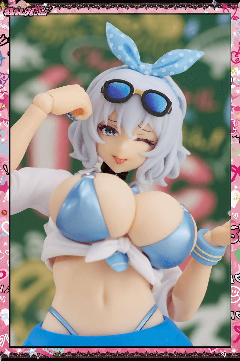AMAKUNI GALHolic Mio 1/10 Scale Bishoujo Plastic Model Kit