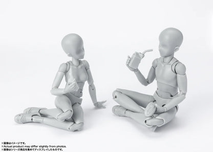 S.H. Figuarts Body-chan School Life Edition DX Set Gray Action Figure