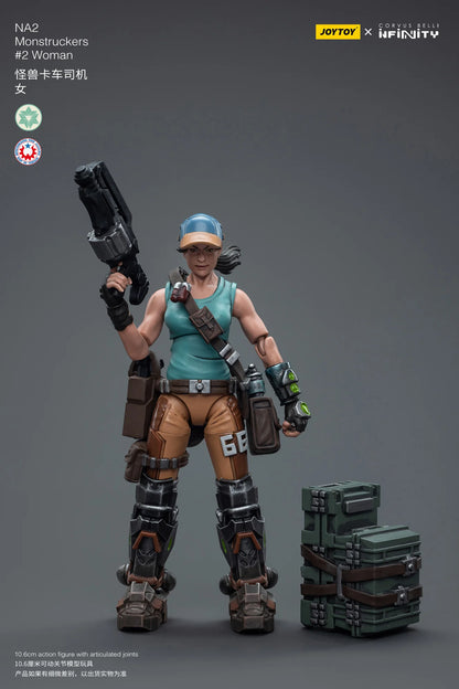JOYTOY Original Series NA2 Monstruckers #2 Woman Action Figure