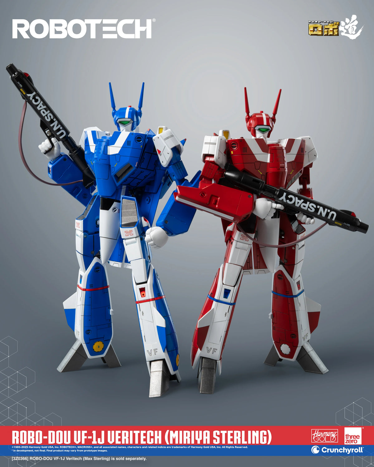 threezero ROBO-DOU VF-1J Veritech (Miriya Sterling) Collectible Figure