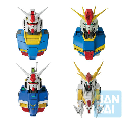 Gundam MS Head Magnet (Universal Century Saga) (BOX OF 4)