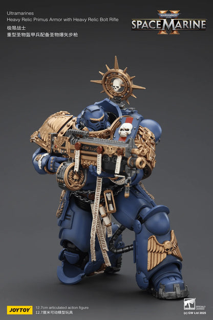 Ultramarines Heavy Relic Primus Armor with Heavy Relic Bolt Rifle