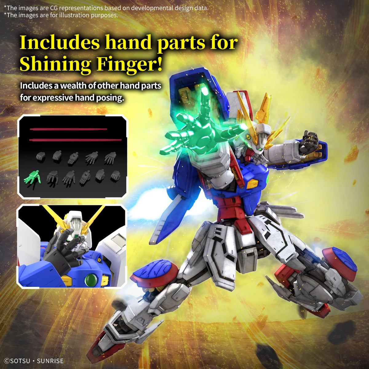 RG 1/144 Shining Gundam Model Kit