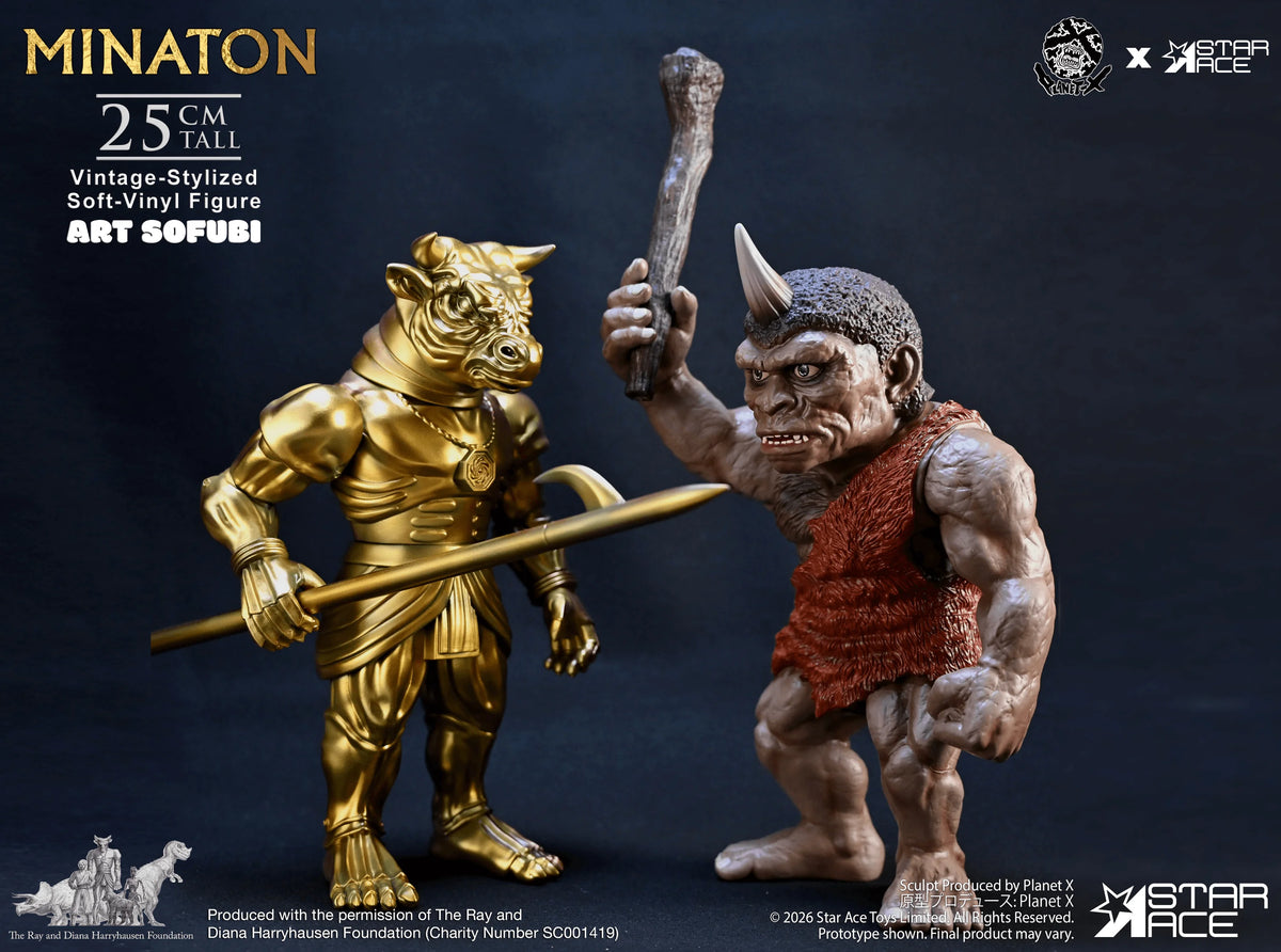 Minaton Vintage-Stylized Soft-vinyl Figure