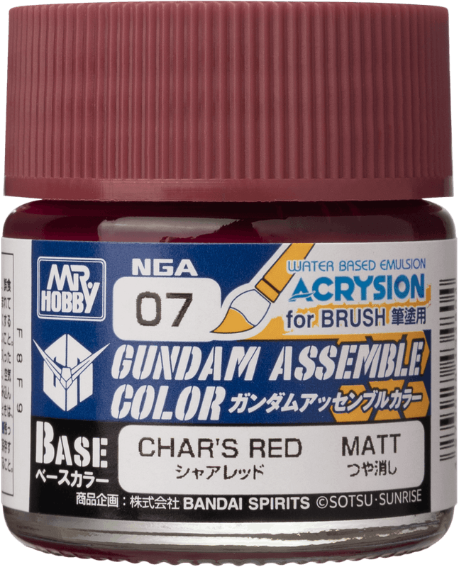 GUNDAM ASSEMBLE COLOR CHAR'S RED