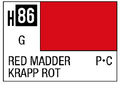 AQUEOUS HOBBY COLOR - H86 GLOSS RED MADDER (PRIMARY)