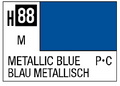 AQUEOUS HOBBY COLOR - H88 METALLIC GLOSS METALLIC BLUE (PRIMARY)
