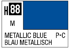 AQUEOUS HOBBY COLOR - H88 METALLIC GLOSS METALLIC BLUE (PRIMARY)