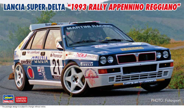 1/24 LANCIA SUPER DELTA "1993 RALLY APPENNINO REGGIANO"