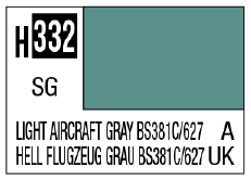 H332 Light Aircraft Gray BS381C 627 [RAF aircraft camouflage]