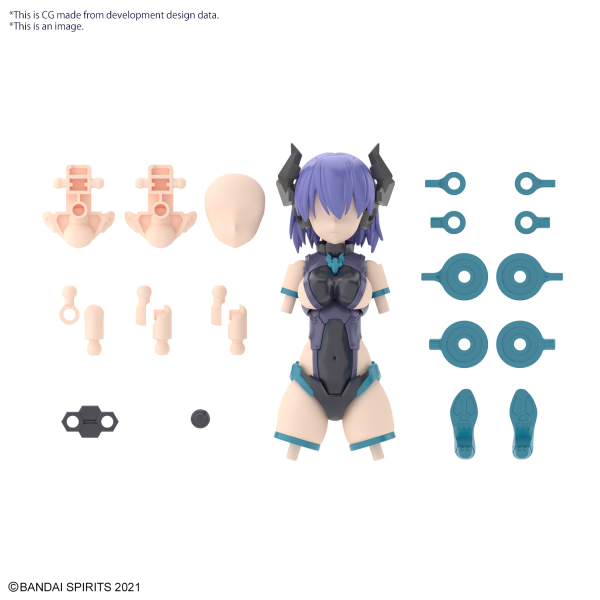 30MS OPTION PARTS SET 7 (EVIL COSTUME) [COLOR A]