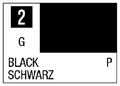 Mr. Color 2 - Black (Gloss/Primary)