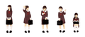 1/80 Scale super minifigure series7 That Day's Sailor Uniform Set 2