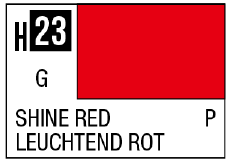 AQUEOUS HOBBY COLOR - H23 GLOSS SHINE RED (PRIMARY)