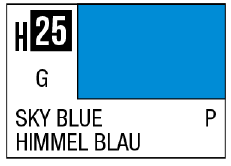 AQUEOUS HOBBY COLOR - H25 GLOSS SKY BLUE (PRIMARY)