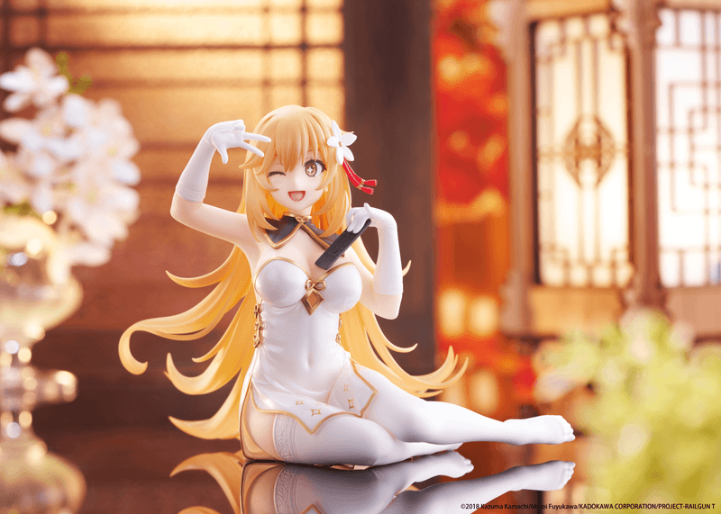 A Certain Scientific Railgun Desktop Cute Figure - Misaki Shokuho (Chinese Dress Ver.)