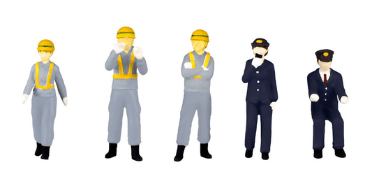 1/80 Scale super minifigure series10 Expert Railway Worker Set 2