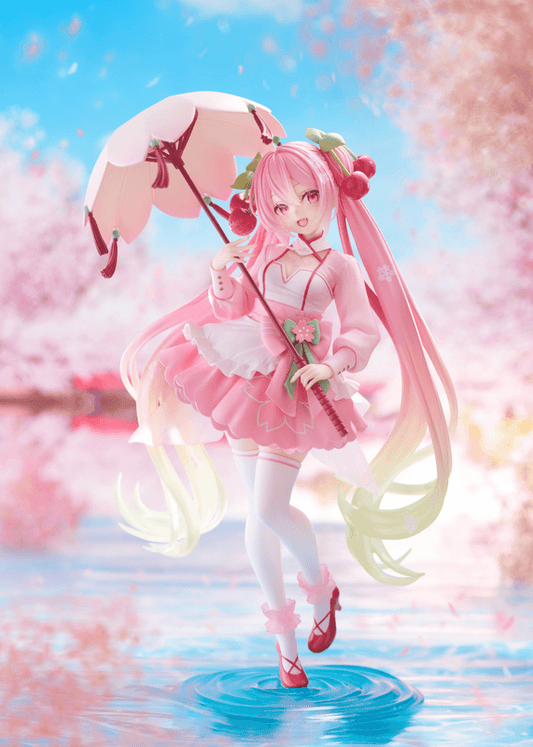 Sakura Miku AMP+ Figure (Sakura Dress Ver.)