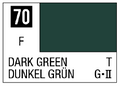 Mr. Color 70 - Dark Green (Flat/Tank)
