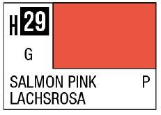 AQUEOUS HOBBY COLOR - H29 GLOSS SALMON PINK (PRIMARY)