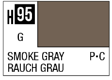 AQUEOUS HOBBY COLOR - H95 GLOSS SMOKE GRAY (PRIMARY)