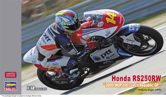 1/12 Honda RS250RW "2009 WGP250 Czech Republic GP"