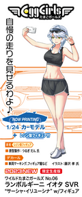 1/24 Wild Egg Girls LAMBORGHINI JOTA SVR “Sasha Ilyushina” w/FIGURE