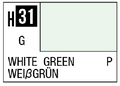 AQUEOUS HOBBY COLOR - H31 GLOSS WHITE GREEN (PRIMARY)