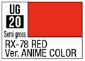 G Color - RX-78 RED Ver. ANIME COLOR