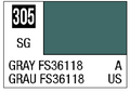 Mr. Color 305 - Gray FS36118 (Semi-Gloss/Aircraft)