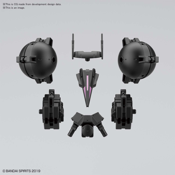 30MM 1/144 OPTION ARMOR FOR HIGH-MOBILITY [CIELNOVA EXCLUSIVE / BLACK]