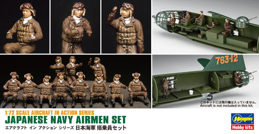 [X72-16] 1:72 JAPANESE NAVY AIRMEN SET