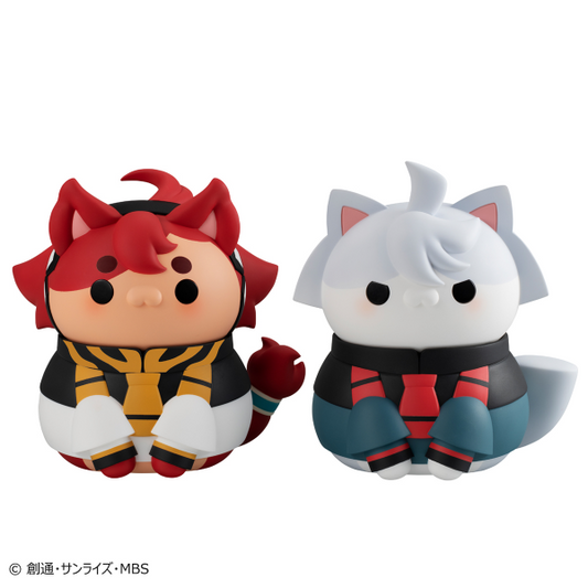 MEGA CAT PROJECT Mobile Suit Gundam The Witch From Mercury Nyanto! The Big Series Cat From Mercury Suletta＆Miorine Set 【with gift】(Box)