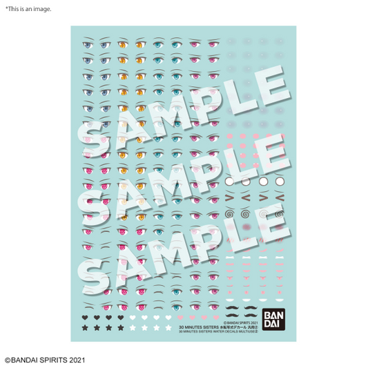 30 MINUTES SISTERS WATER DECALS MULTIUSE ②