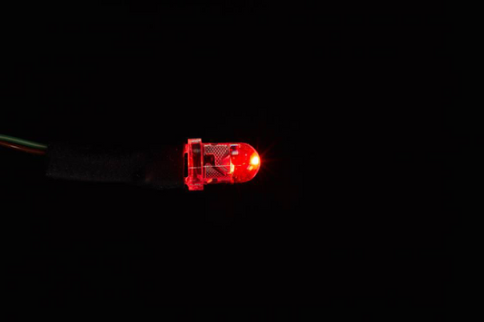 LED MODULES - 3MM SHELL TYPE LED RED
