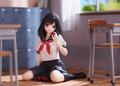 Strawberry 100% Desktop Cute Figure - Aya Tojo (School uniform Ver.)