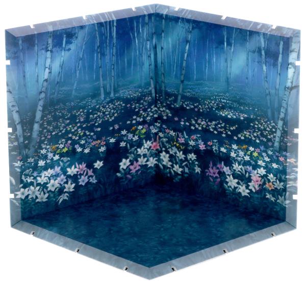 Dioramansion 150 White Birch & Lilies