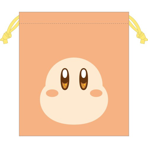KIRBY Pupupu face drawstring bag /(2) Waddle Dee