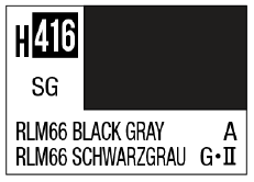 H416 RLM66 Black Gray [German luftwaffe airclaf]