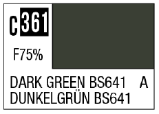 C361 Dark Green BS641 [RAF standard color / WWII mid-late]