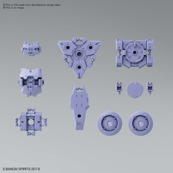 30MM 1/144 OPTION ARMOR FOR SPY DRONE [RABIOT EXCLUSIVE / PURPLE]