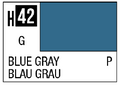 AQUEOUS HOBBY COLOR - H42 GLOSS BLUE GRAY (PRIMARY)