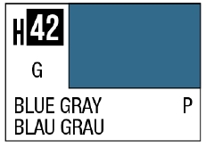 AQUEOUS HOBBY COLOR - H42 GLOSS BLUE GRAY (PRIMARY)