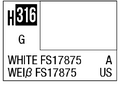 H316 White FS17875 [US navy aircraft standard color]