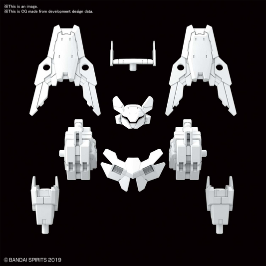 30MM 1/144 OPTION ARMOR FOR COMMANDER [CIELNOVA EXCLUSIVE/ WHITE]