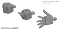 BUILDERS PARTS HD 1/144 MS HAND 04 (E.F.S.F. large)