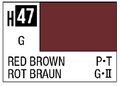 AQUEOUS HOBBY COLOR - H47 GLOSS RED BROWN (PRIMARY)